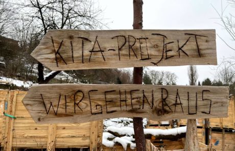 Da lang zum Kindergarten Projekt "Wir gehen raus"
